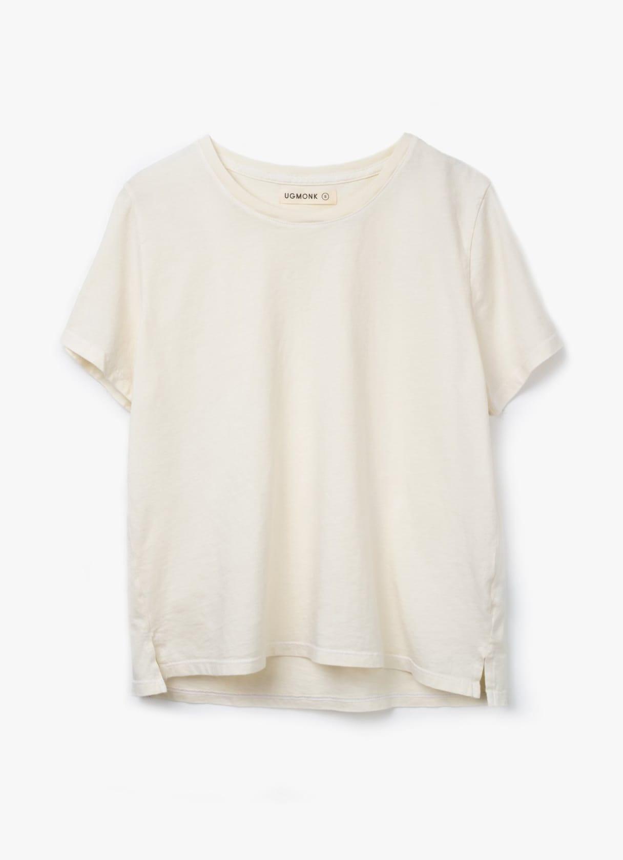 white tee